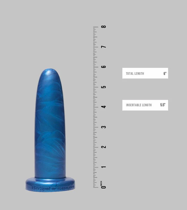 Cobalt Lily Dildo, Medium - Image 4